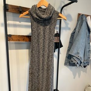 Turtleneck Midi Dress
